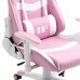 Cadeira Gamer Draxen DN3 Branco com Rosa (DN003/PK)