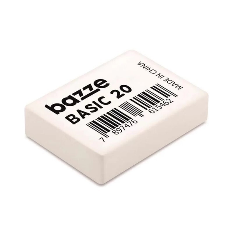 Borracha Basic 20 Branca - Bazze