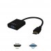 Cabo Conversor HDMI Macho X VGA Femea com Audio - ADP-HDMIVGA20BK