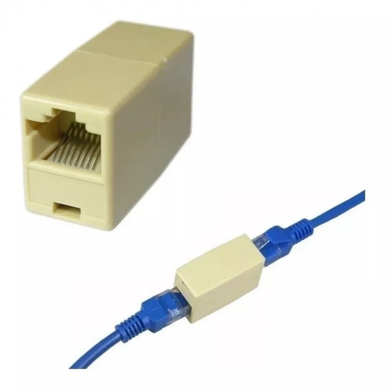 Emenda de Rede RJ45 Femea - Fortrek