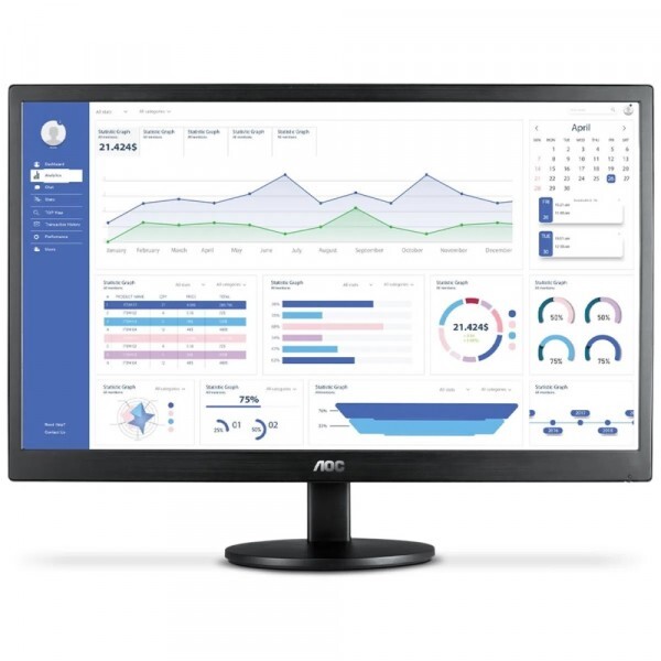 Monitor AOC 21.5" E2270SWHEN Widescreen Full HD