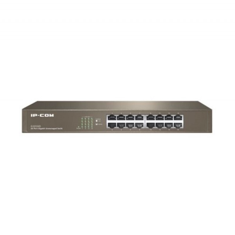 Switch IP-COM 16 portas 10/100/1000 Mbps G1016D