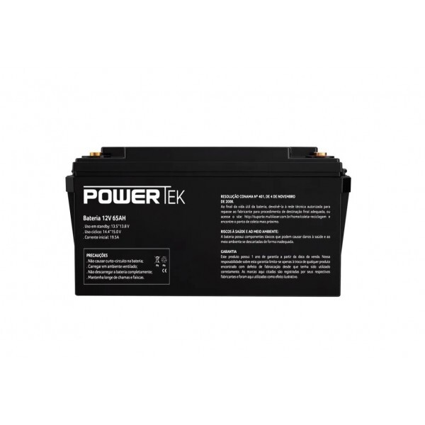 Bateria Selada Powertek 12V X 65Ah EN024 (Nobreak)