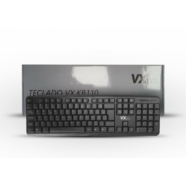 Teclado VXPro USB Standard VX KB110 Preto