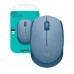 Mouse Logitech Sem Fio M170 Azul Caro