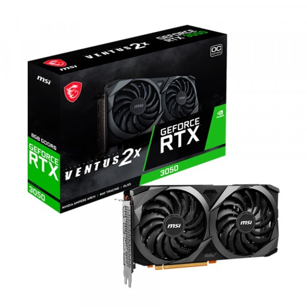 Placa de Video MSI 8 GB DDR6 128 Bits RTX 3050 (912-V809-4266)