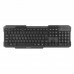 Teclado e Mouse Sem Fio K-W10BK Preto C3tech