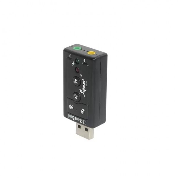 Adaptador de Audio Knup USB 7.1 Canais HB-T64