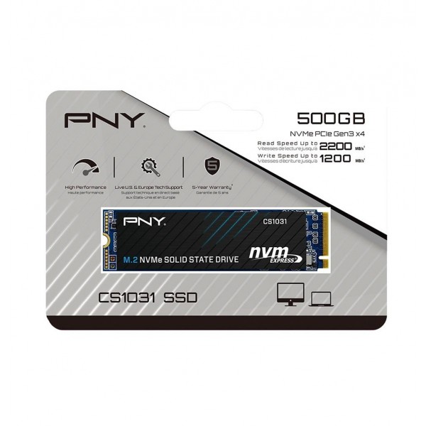 SSD PNY 500 GB M.2 Nvme M280CS1031-500-CL