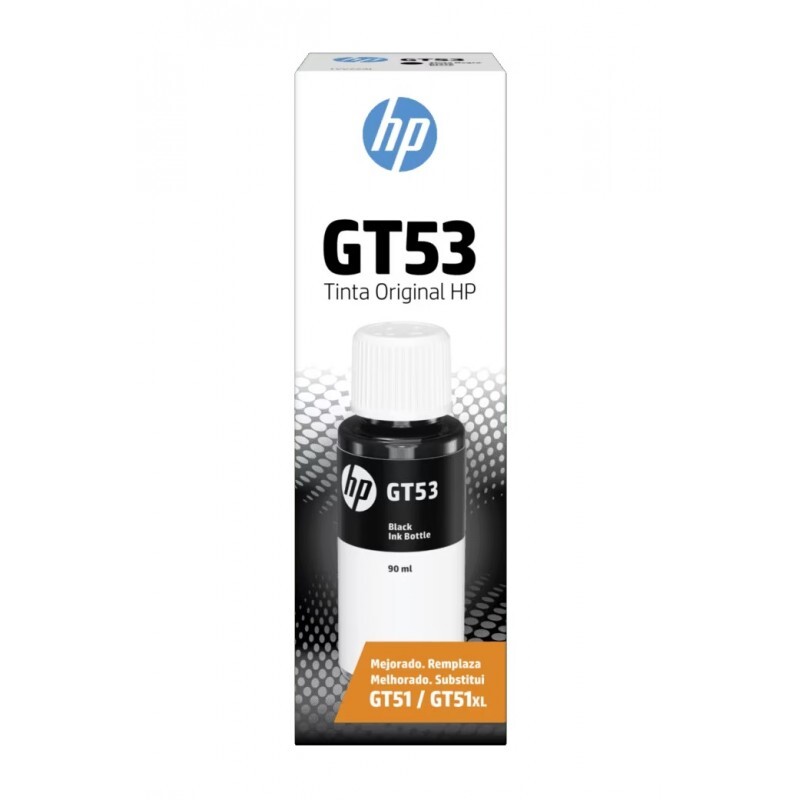 Refil de Tinta Original HP GT53 90 ml Preto