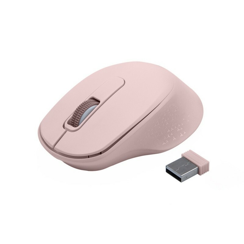 Mouse Sem Fio C3tech Wireless e Bluetooth M-BT200PK Rose