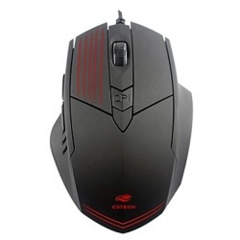 Mouse Gamer C3tech MG-10BK Preto