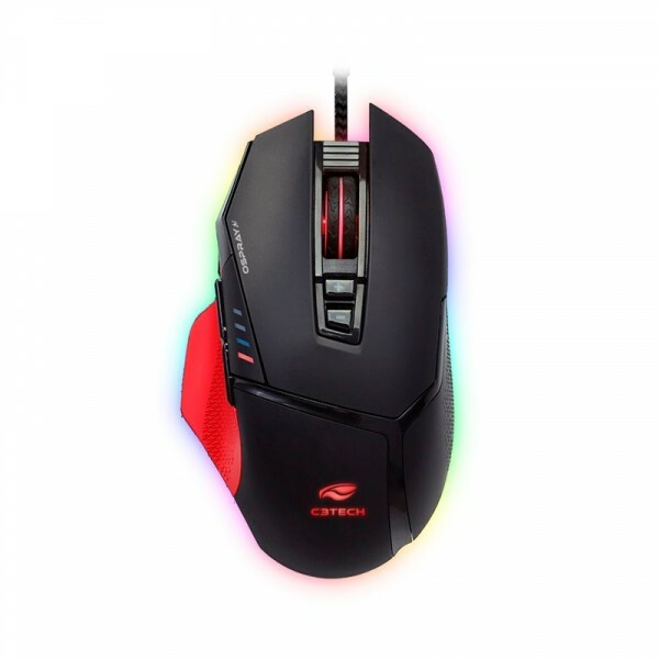 Mouse Gamer C3tech MG-800BK Osprey Preto