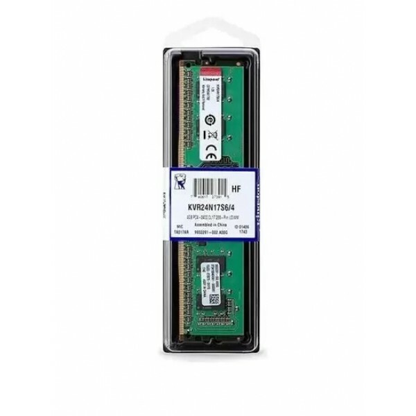 Memoria Kingston 4 GB DDR4 2400 Mhz Desktop