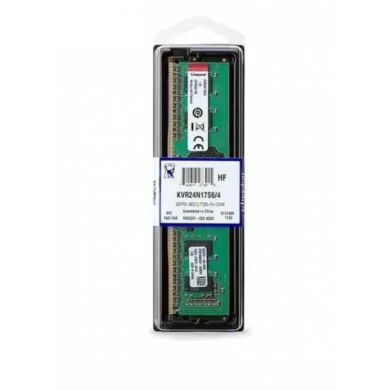 Memoria Kingston 4 GB DDR4 2400 Mhz Desktop