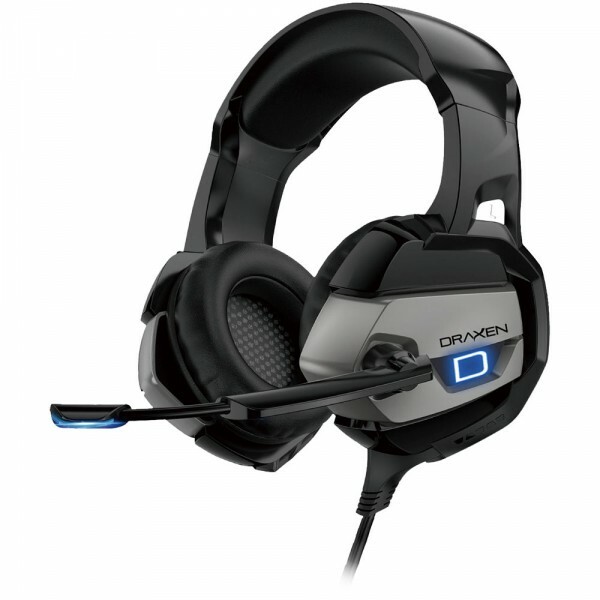 Headset Gamer Draxen DN103 Preto e Prata (DN103/BK-SL)