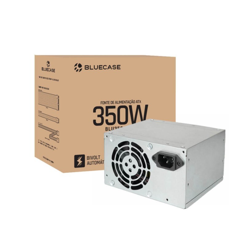 Fonte Bluecase ATX 350W Bivolt Automático (BLU350-EAUT)