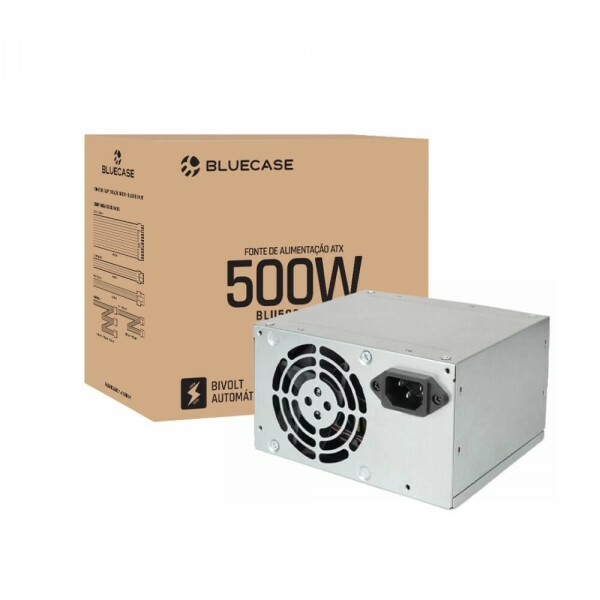 Fonte Bluecase ATX 500W Bivolt Automático (BLU500-EAUT)