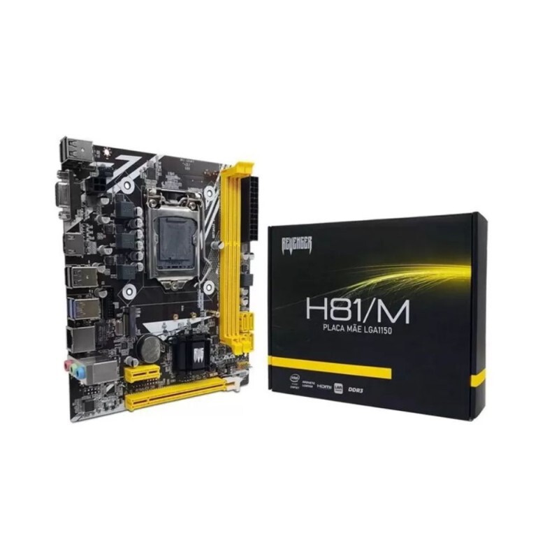 Placa Mae Revenger H81/M M.2 DDR3 LGA 1150