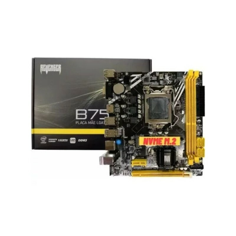 Placa Mae Revenger H61 (B75) M.2 DDR3 LGA 1155