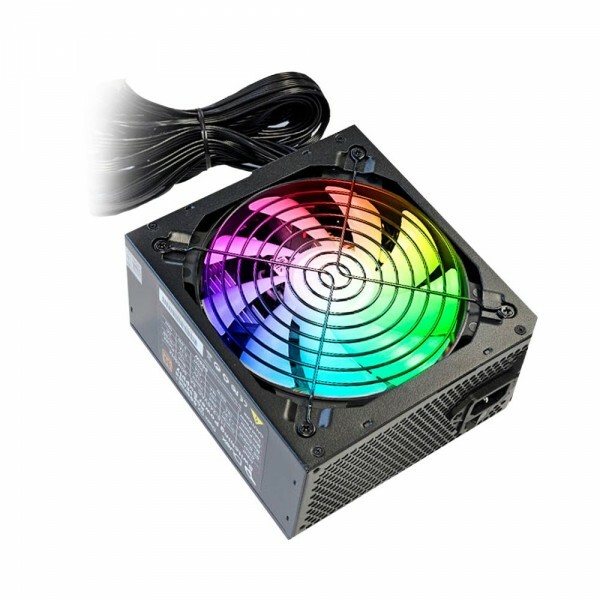 Fonte Duex ATX 600W 80 Plus Bronze e PFC Ativo RGB (DX600FS)