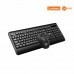 Teclado e Mouse sem Fio Lecoo KW202 Preto