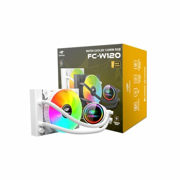 Water Cooler 120mm AMD e Intel LED RGB (FC-W120WHRGB)