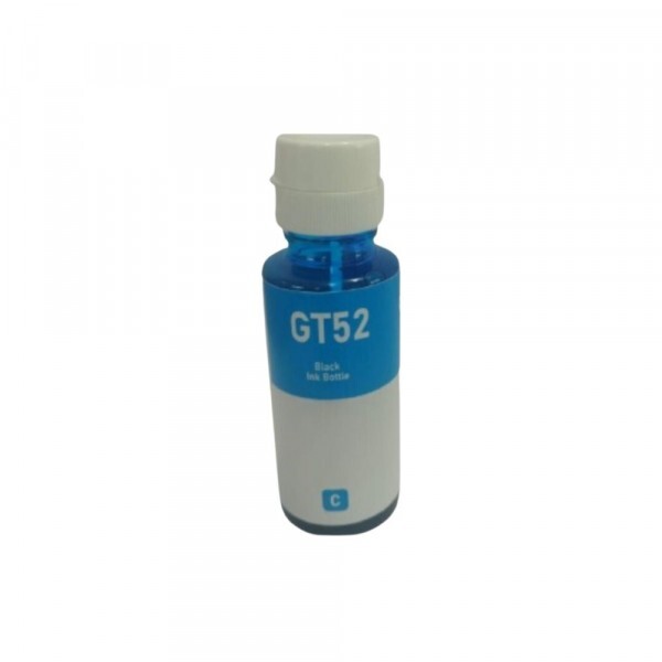 Refil de Tinta Compativel HP GT52 100 ml Ciano