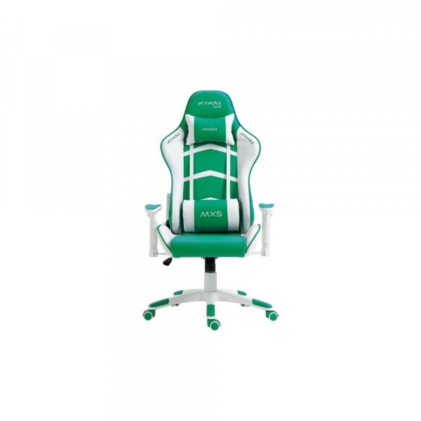 Cadeira Gamer Mymax MX5 Giratoria Branco e Verde (MGCH-MX5/GRWH)