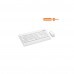 Teclado e Mouse sem Fio Lecoo KW202 Branco