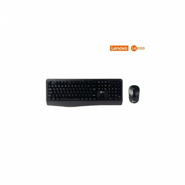 Teclado e Mouse sem Fio Lecoo KW211 Preto