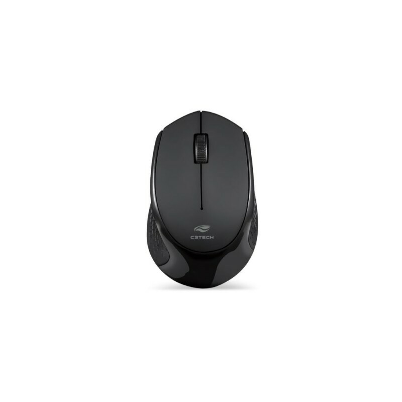 Mouse Sem Fio C3Tech Wireless e Bluetooth M-BT50BK Preto