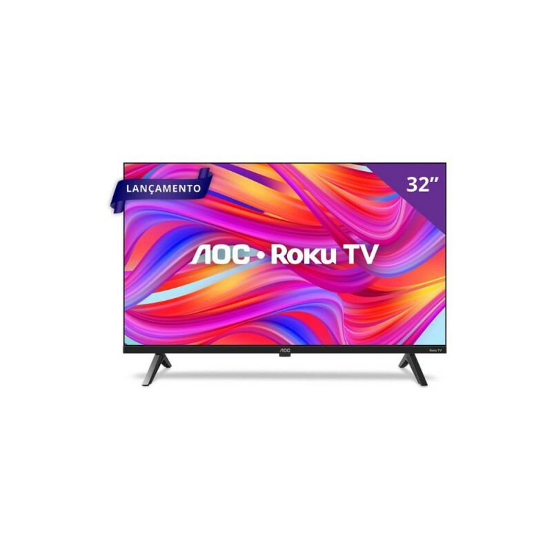 Smart TV AOC 32" DLED, Roku, HD, 32S5045/78G