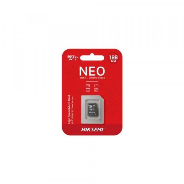 Cartão de Memoria Hiksemi Micro SD 128GB Neo com Adaptador