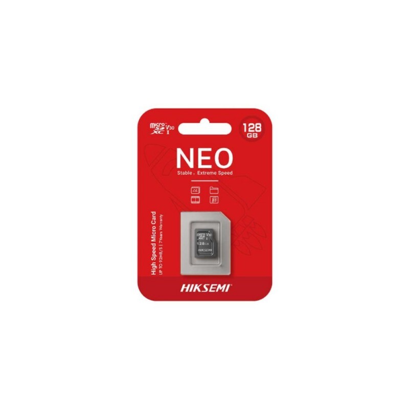 Cartão de Memoria Hiksemi Micro SD 128GB Neo com Adaptador