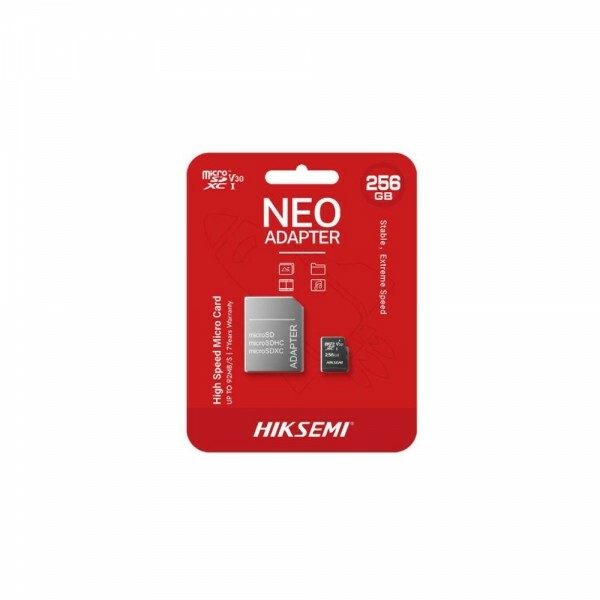 Cartão de Memoria Hiksemi Micro SD 256GB Neo com Adaptador