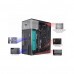 Gabinete Gamer Kmex  Micro CG15NX Painel com Fita de Led Preto