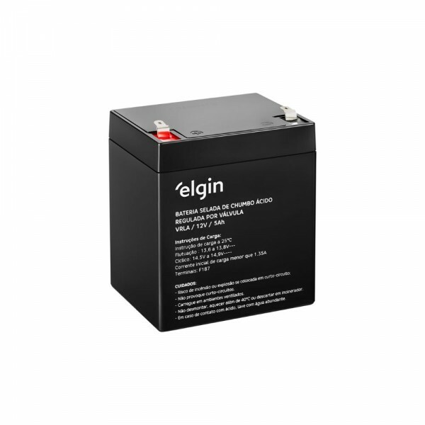 Bateria Selada Elgin 12V  5Ah (Nobreak)