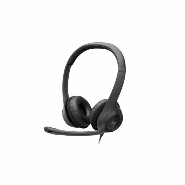 Headset Logitech USB H390 Preto