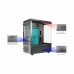 Gabinete Gamer Kmex Aquario Micro Medusa CG-01TW Preto